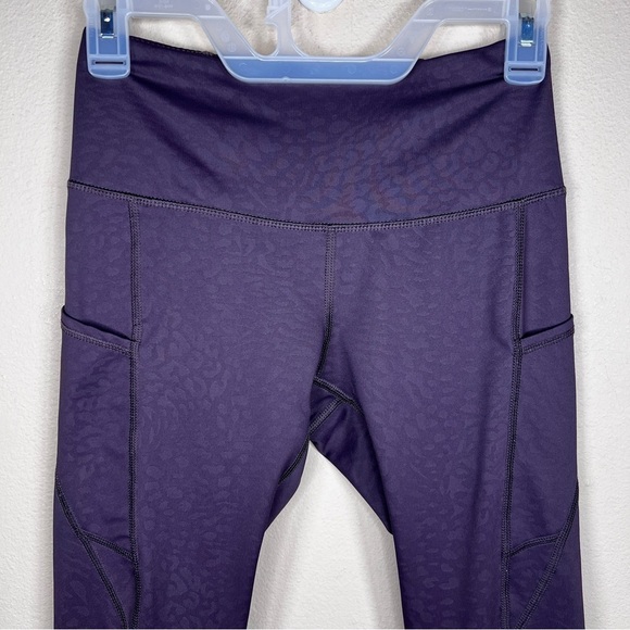 SIZE XS PURPLE ATHLETIC ACTIVEWEAR STRETCH PULL ON POCKETS YOGA - Picture 4 of 11